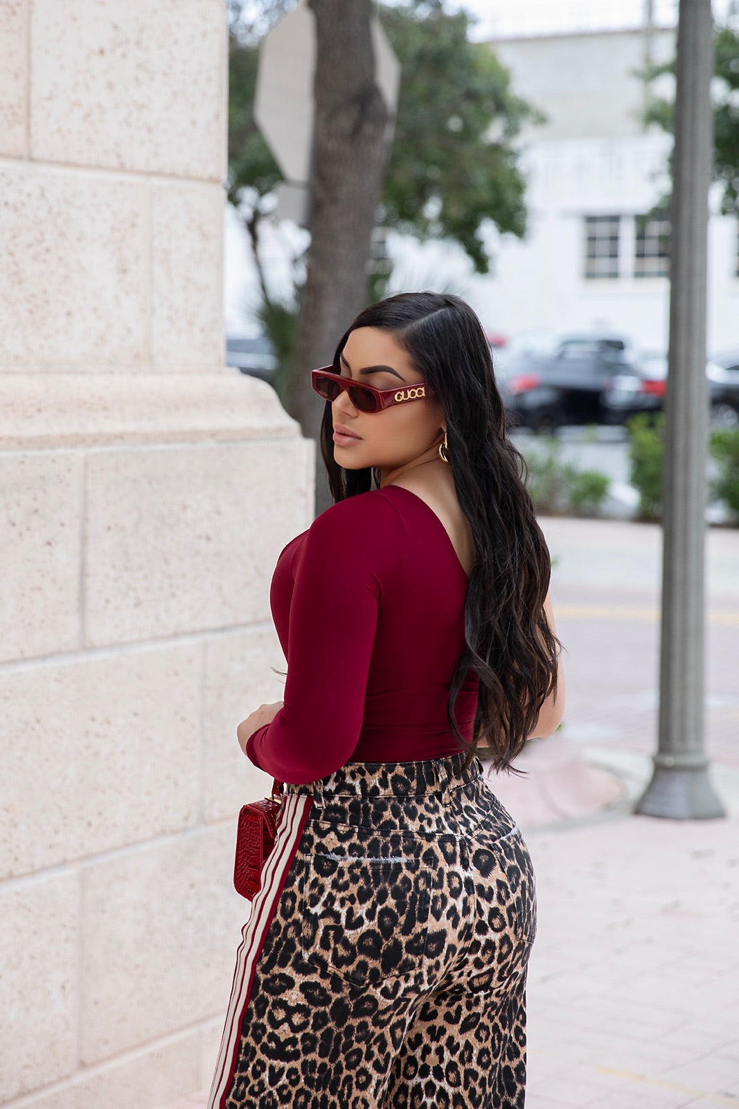 Rose Burgundy Bodysuit